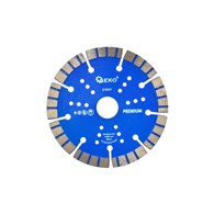 Segmented Turbo Rim Diamond Blade 125x22,2mm Rim 10mm GEKO Premium by laser