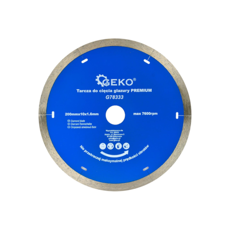 Tarcza do cięcia glazury 200mmx10x1.6mm PREMIUM (50)