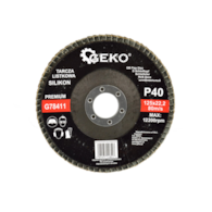 Silicon Carbide Flap Disc 125mm Grit 40 GEKO Premium