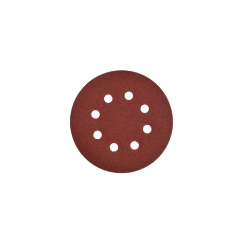 Aluminium Oxide Velcro Disc 125mm P120 (8 holes)