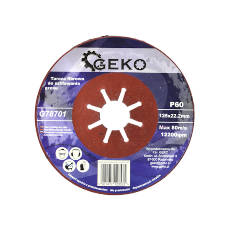 Coarse Grit Fiber Disc 125mm P60