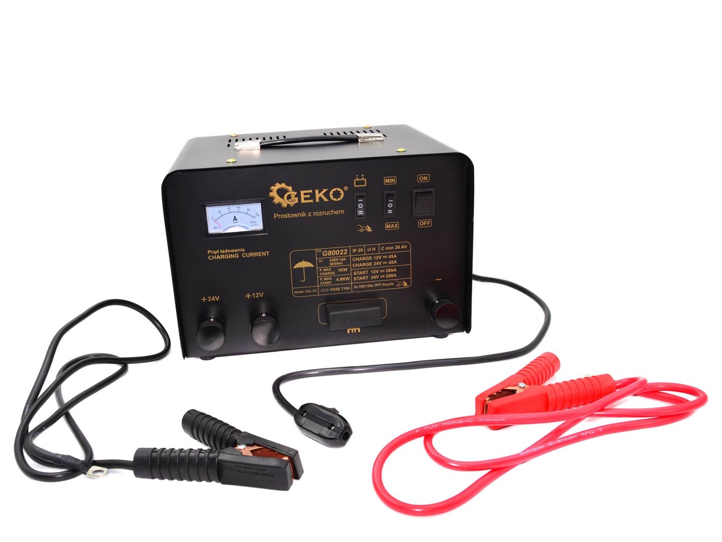 Battery charger with GS/CE 12/24V 200A