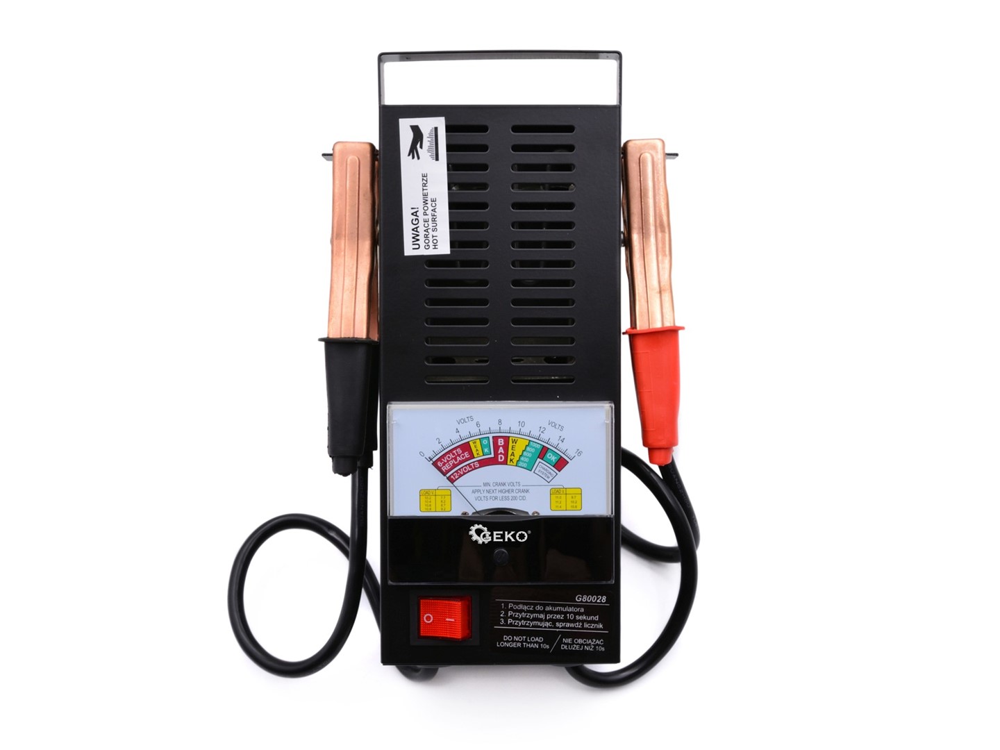 6/12V 100A battery tester