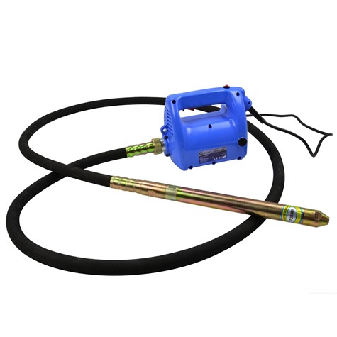 Electric Concrete Vibrator 1600W dia.38mm 4m Hose