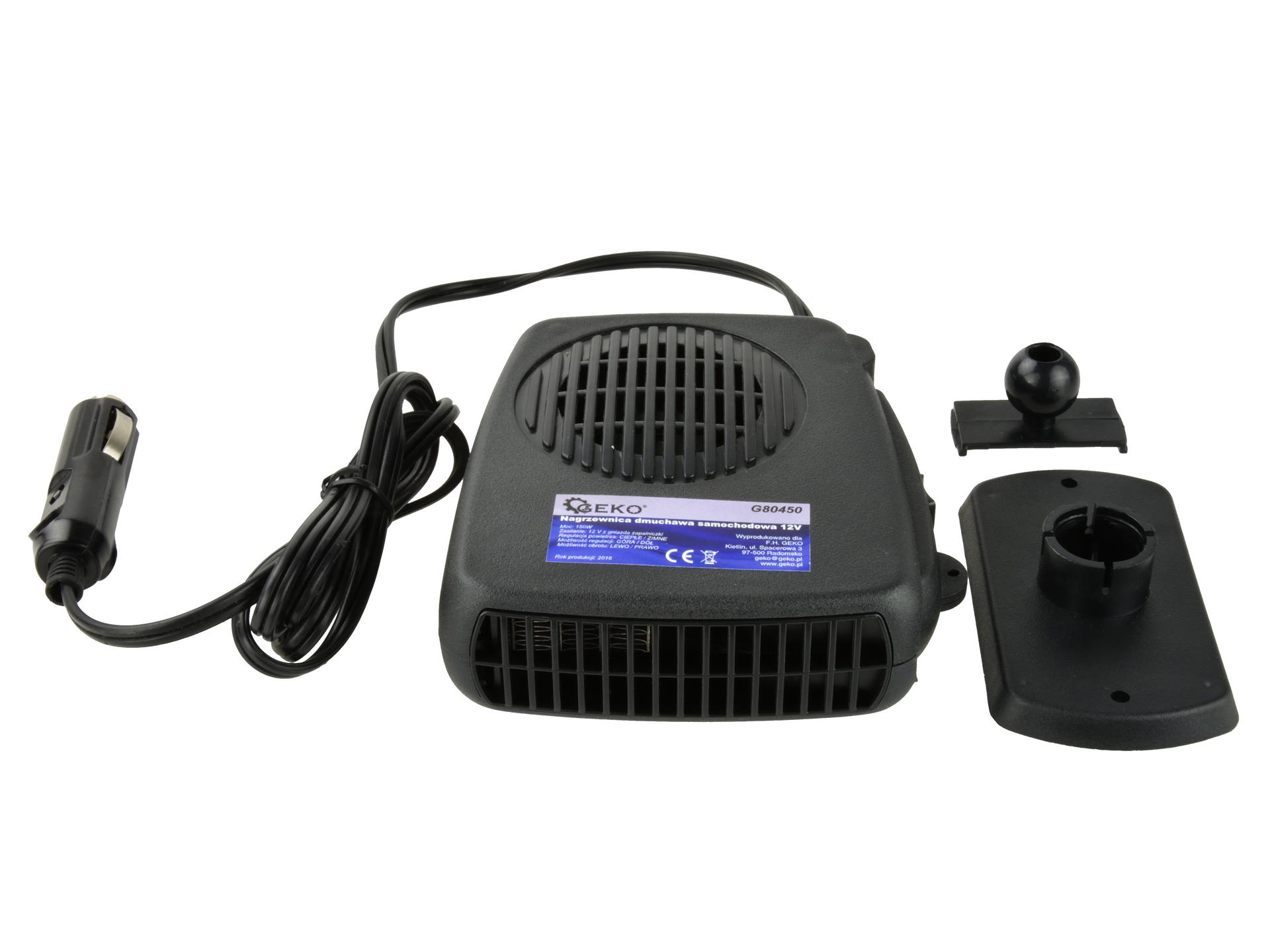 2in1 Car Cooling/Heating Fan Heater Defroster 12V 150W