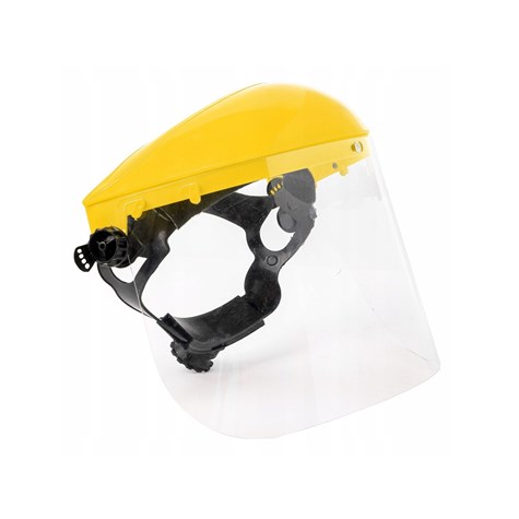 Headgear with PVC Face Shield