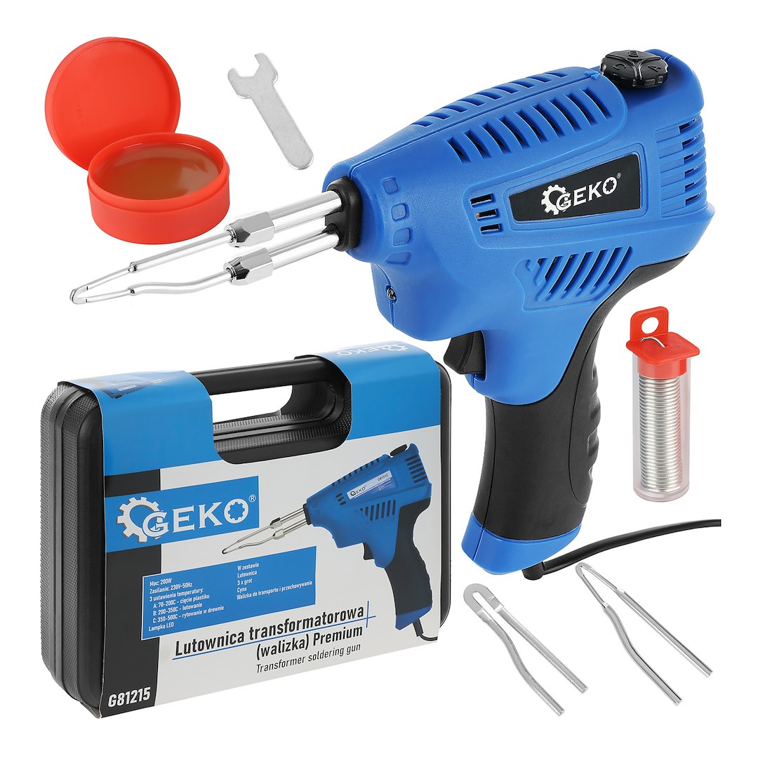 Lutownica transformatorowa 200W (walizka) Premium (10)
