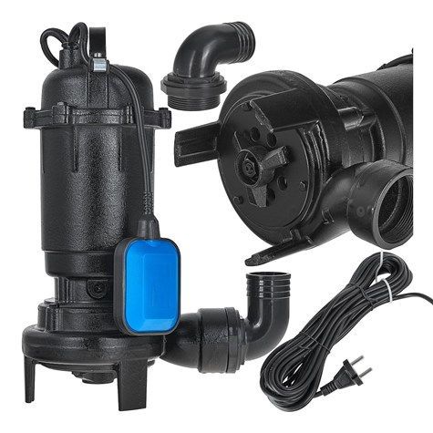 WQD10-8-0,55F Submersible pump with cutting blades