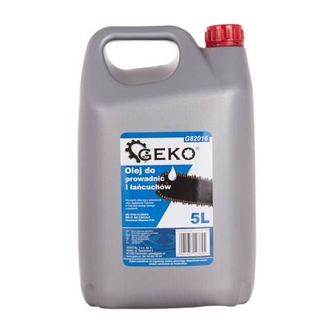 Oil for guide bars and chains GEKO 5L