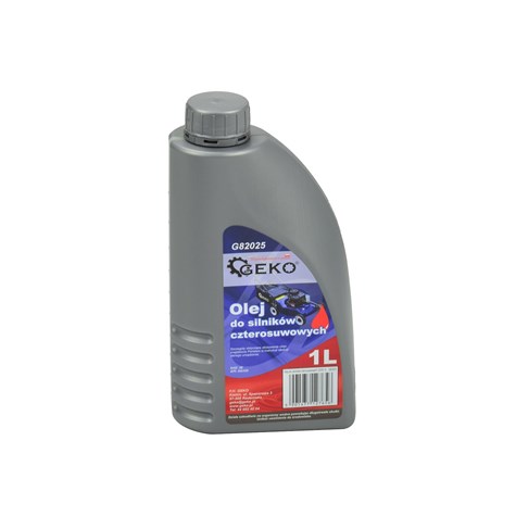 Olej SAE30 do silników czterosuwowych GEKO 1L(1/15)