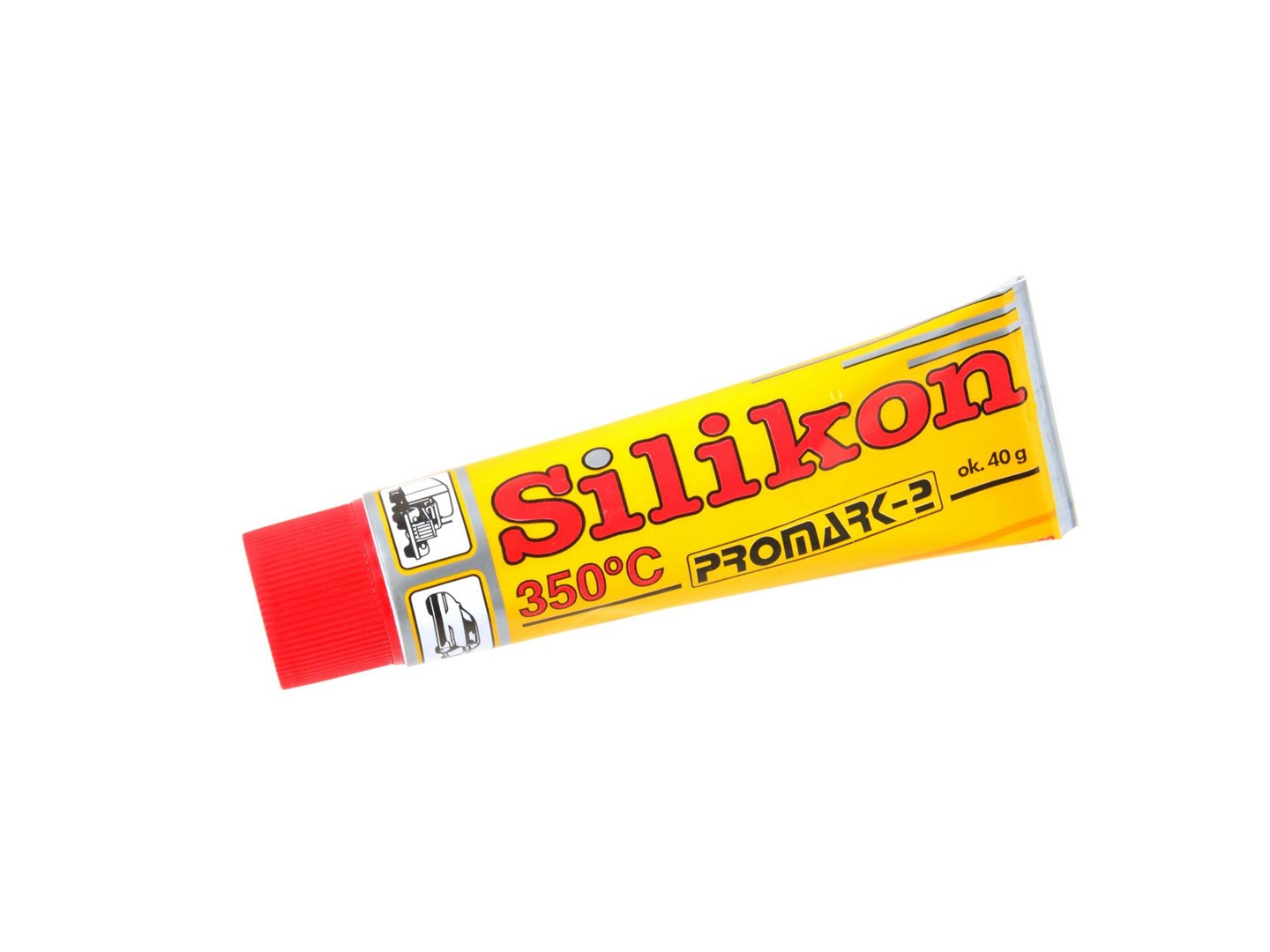 Vysokoteplotný silikón červený 40g (50)