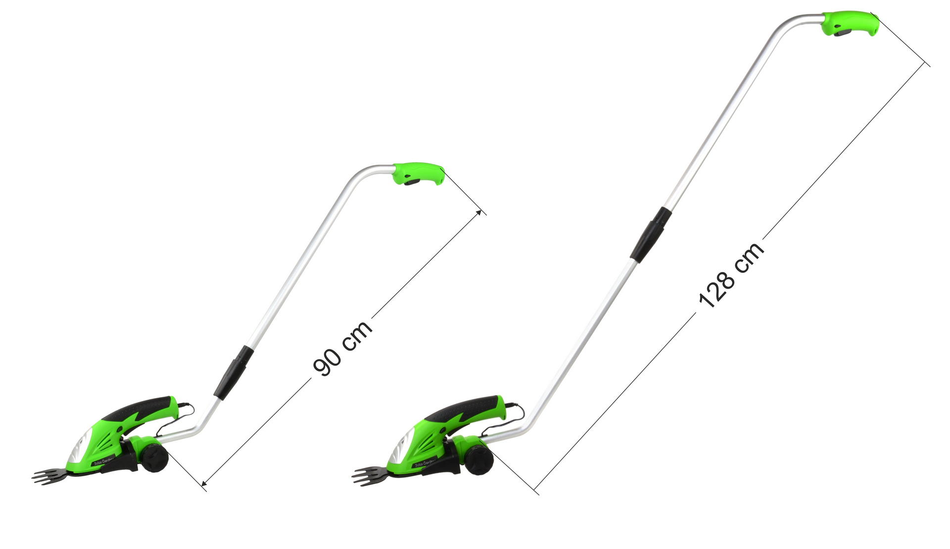 7.2V Lithium cordles grass with 2 blades, charger and stick