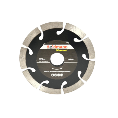 Heidmann Segmented Diamond Blade 125x22,2x10mm /black/