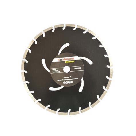 Heidmann Segmented Diamond Blade 350x25,4x10mm /black/