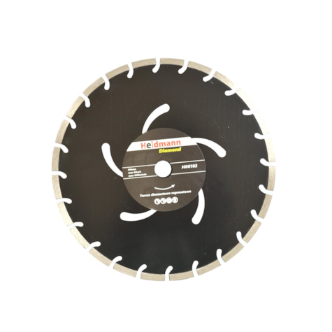 Heidmann Segmented Diamond Blade 350x25,4x10mm /black/