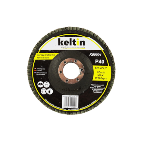 Flat disc 125mm P40