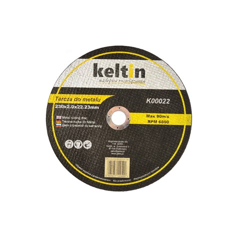 Tarcza do cięcia metalu 230x2.0mm KELTIN (25/50/100)