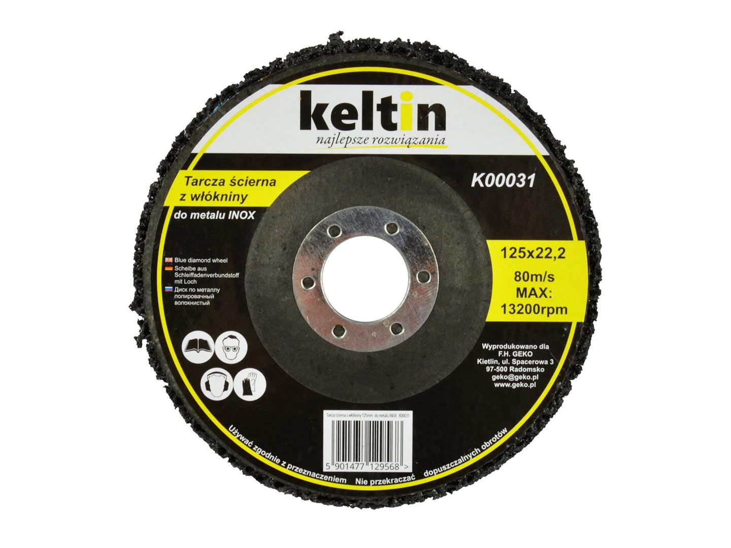 125mm poly-web abrasive disc