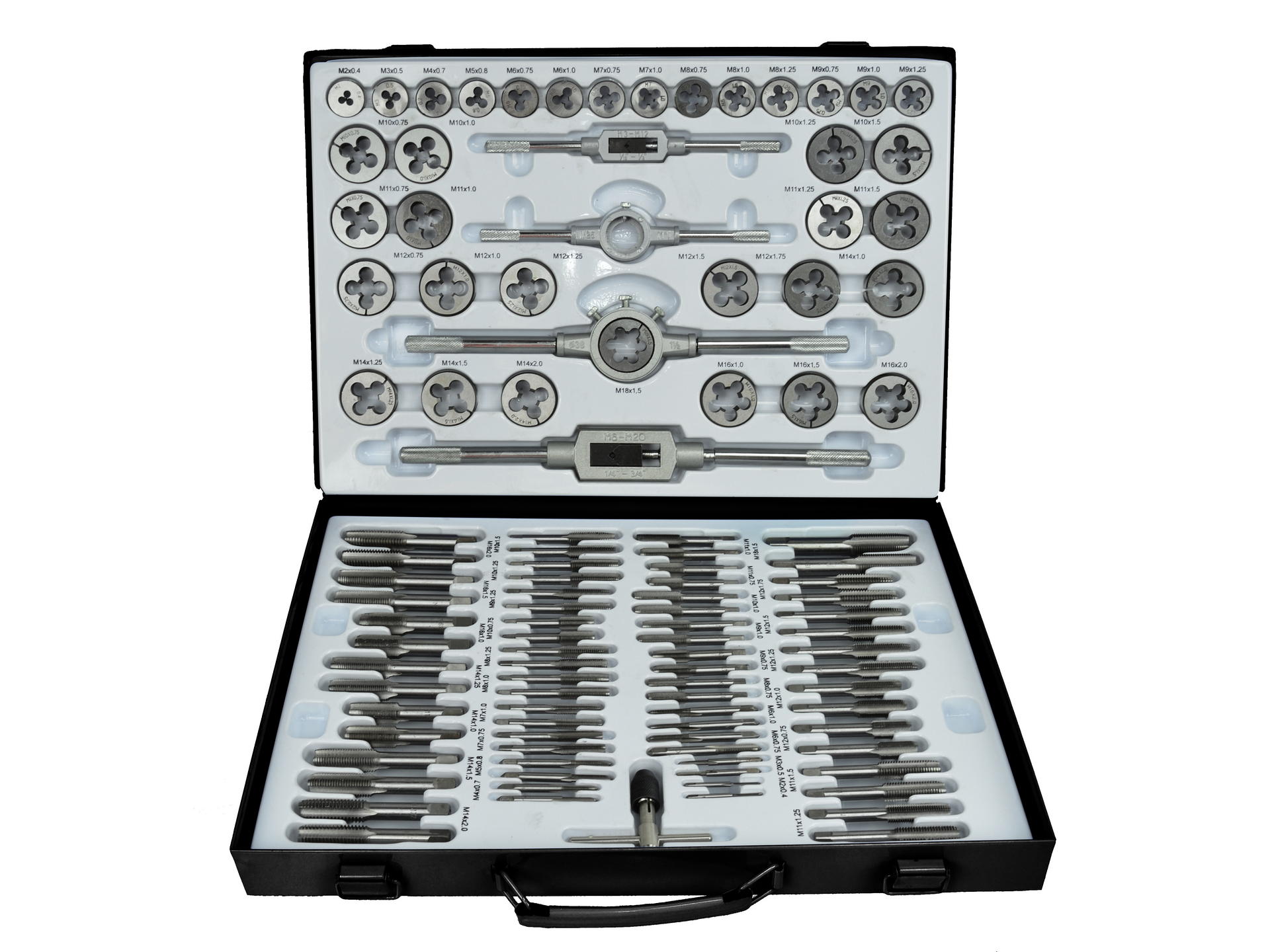 110pcs metic tap and die set