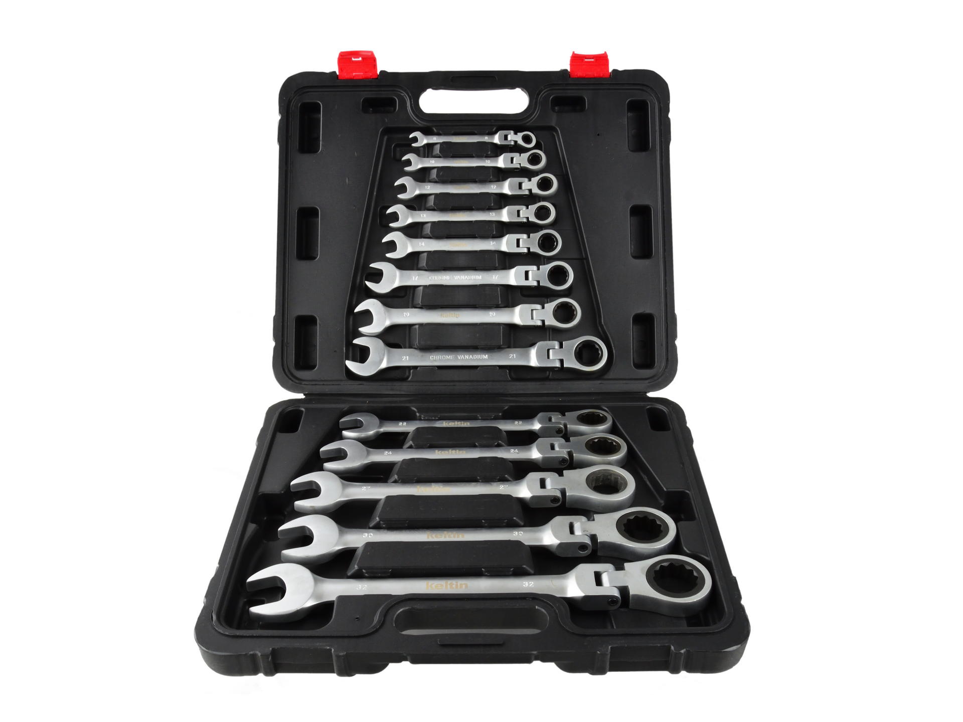 Reversible Ratcheting Wrench Set 8-32 mm 13pcs