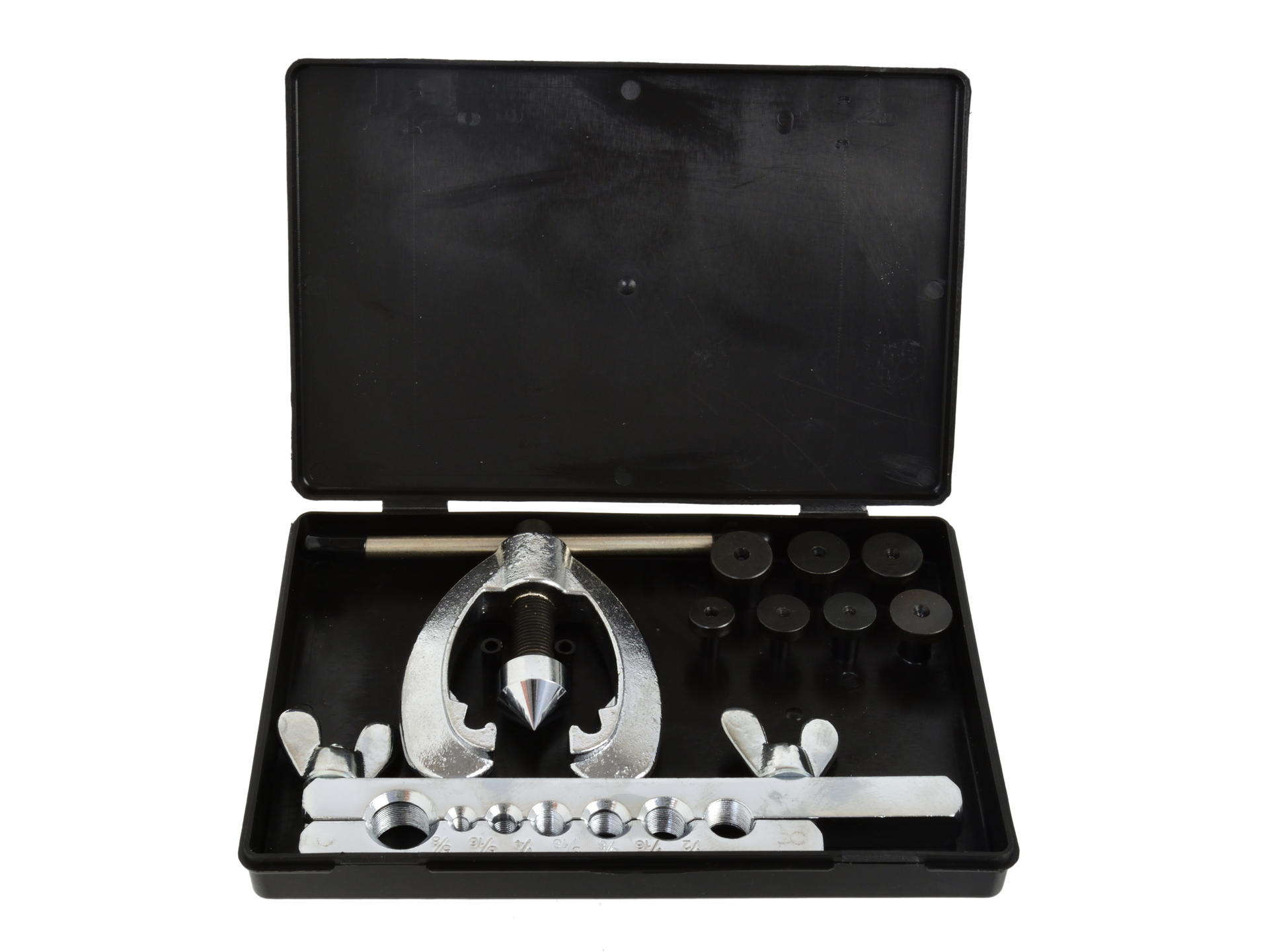 9 piece double flaring tool kit black case