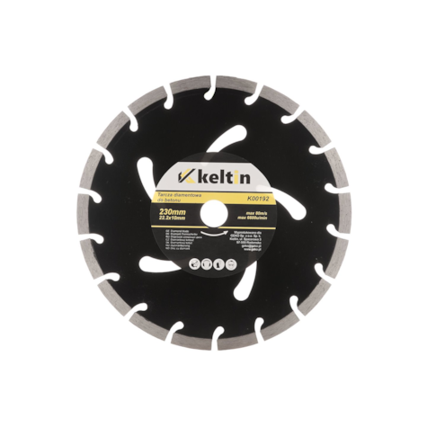 Tarcza diamentowa do betonu  230x22,2x10mm  Czarna KELTIN (25)