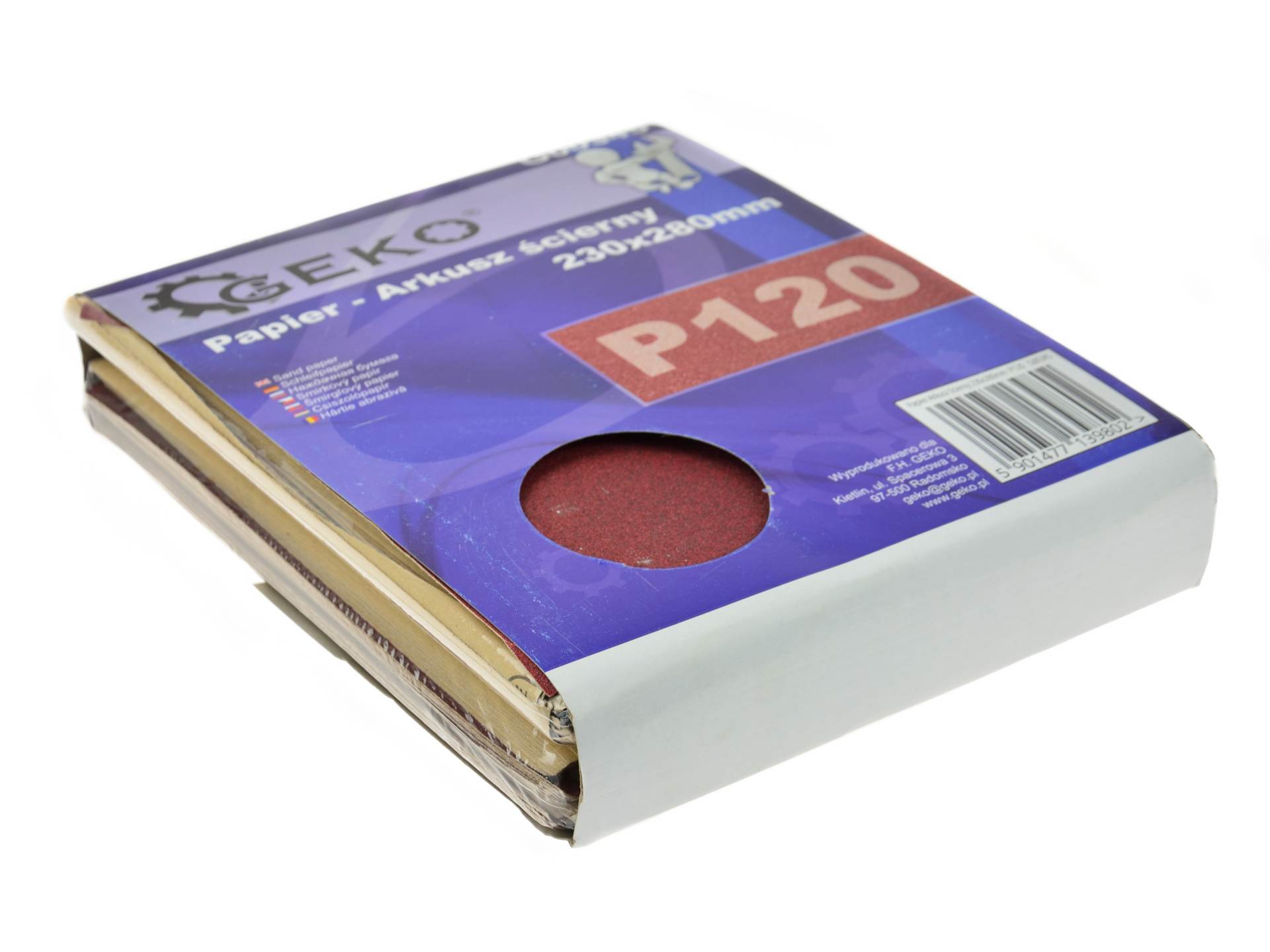 Sand Paper aluminium oxide 230x280mm P120