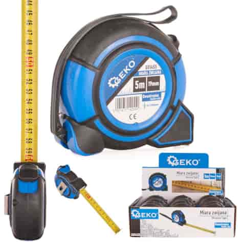 Measure Tape Double-Side 5m x 19mm GEKO