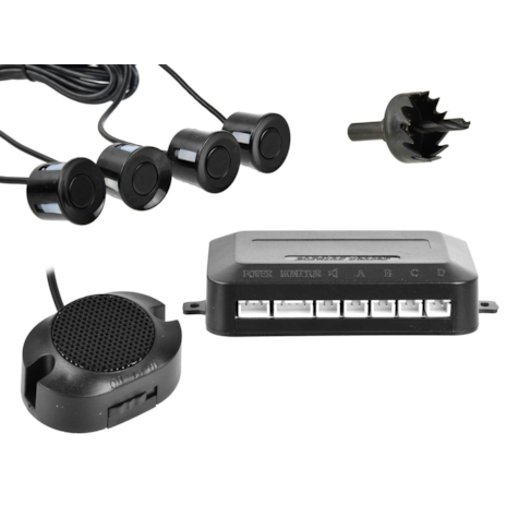 Buzzer Parking Sensor system with 4 sensors