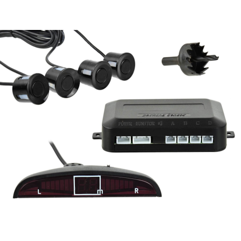LED display Parking Sensor system with 4 sensors
