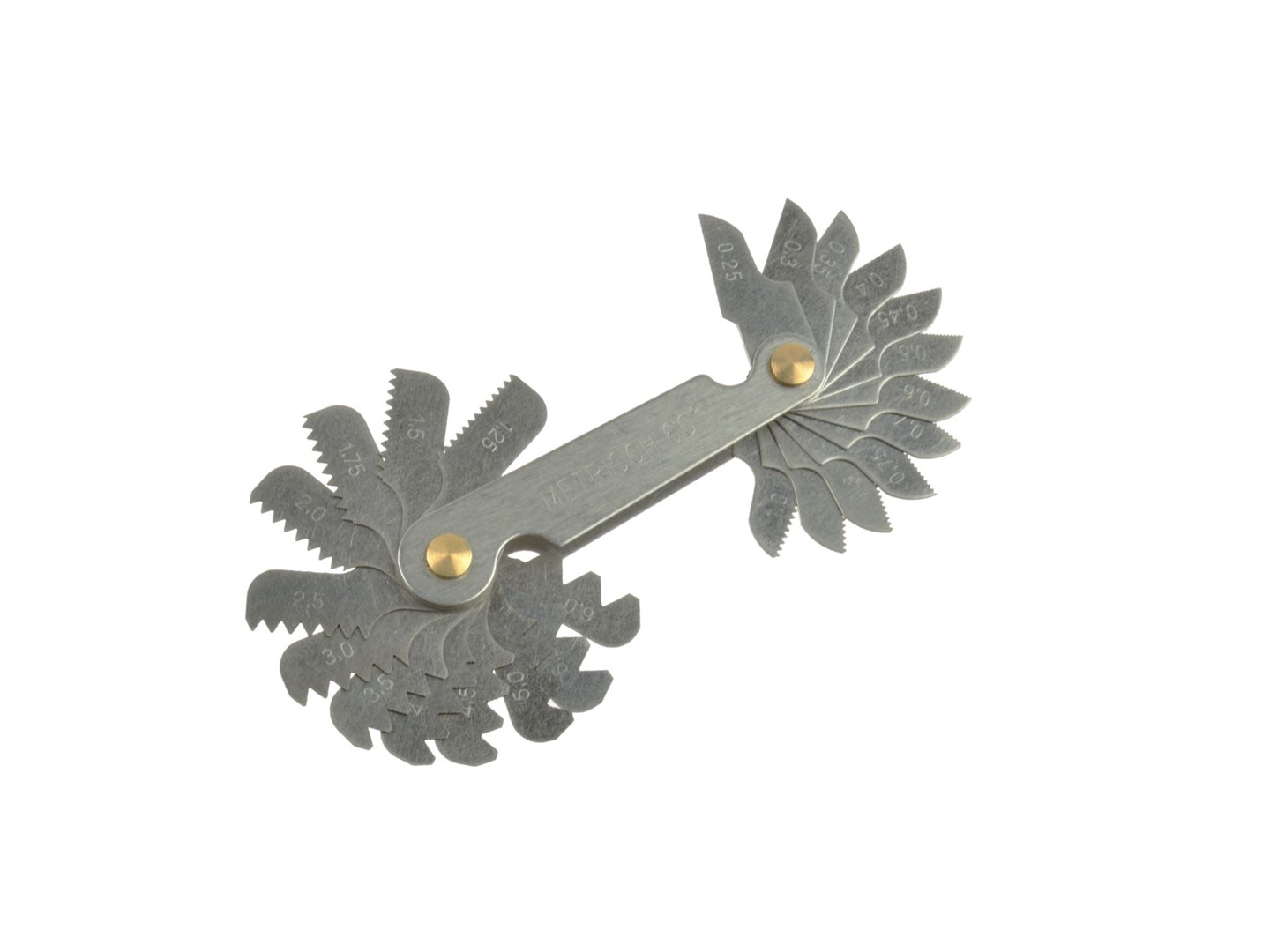 Screw Thread Measuring Tool 0.25-6mm 24 Leaf