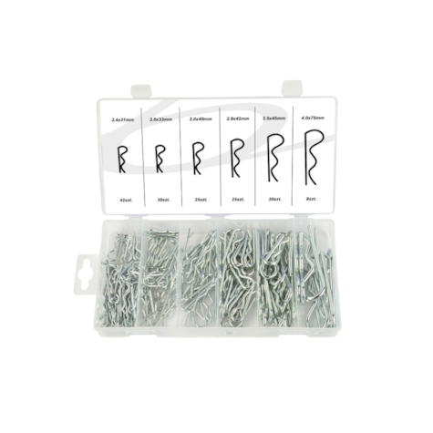 Steel Retaining Clips Assortment 150pcs