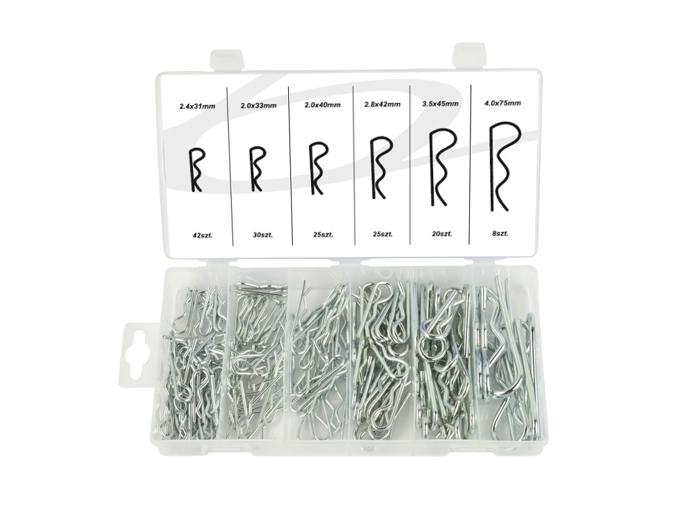 Steel Retaining Clips Assortment 150pcs