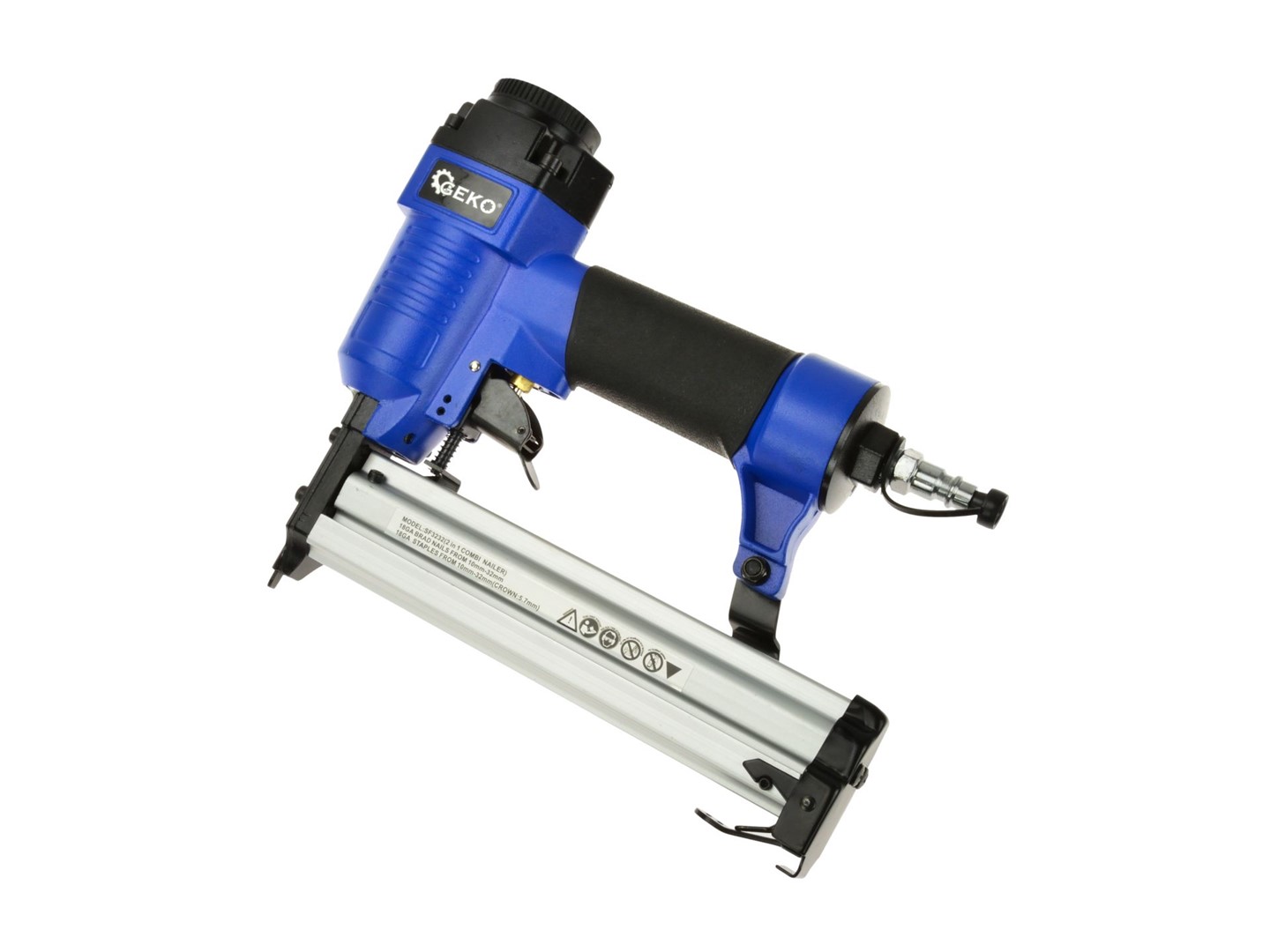 2in1 Pneumatic Air Nail Staple Gun 10-32mm GA18