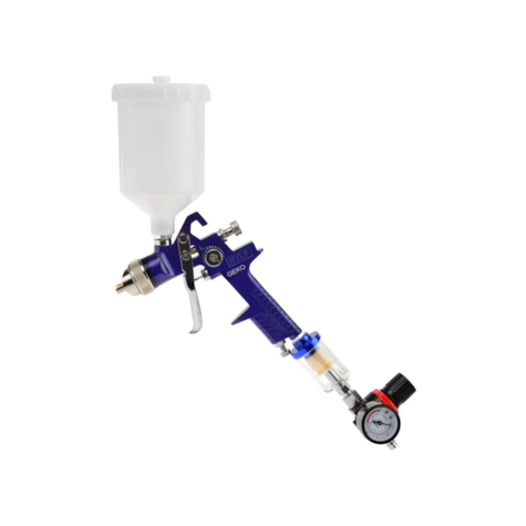 HVLP 1.4mm Spray Gun with Air Regulator & Air Filter
