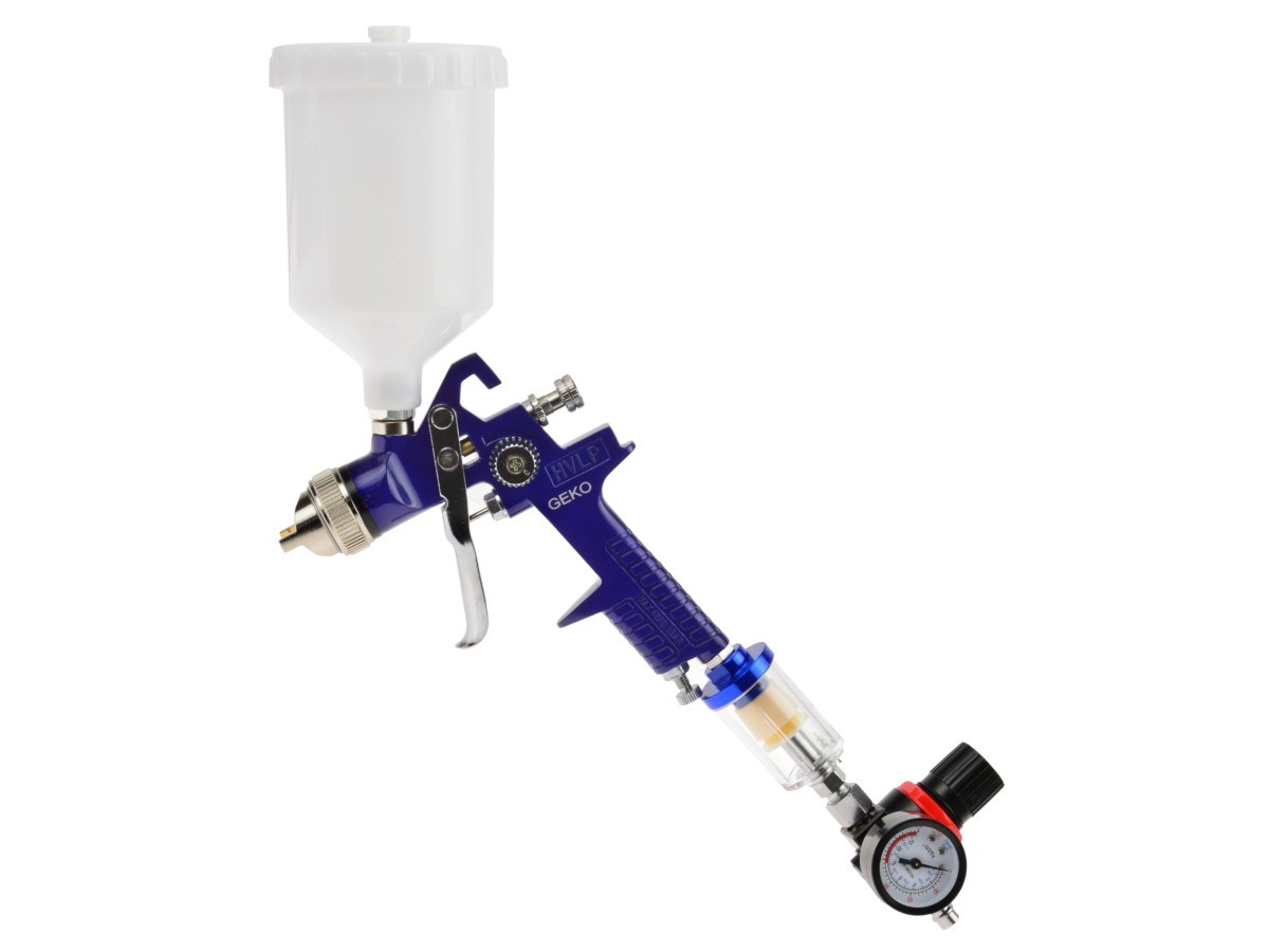 HVLP 1.4mm Spray Gun with Air Regulator & Air Filter