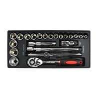 Socket Set 1/2  Drawer Insert Tray (22pcs)