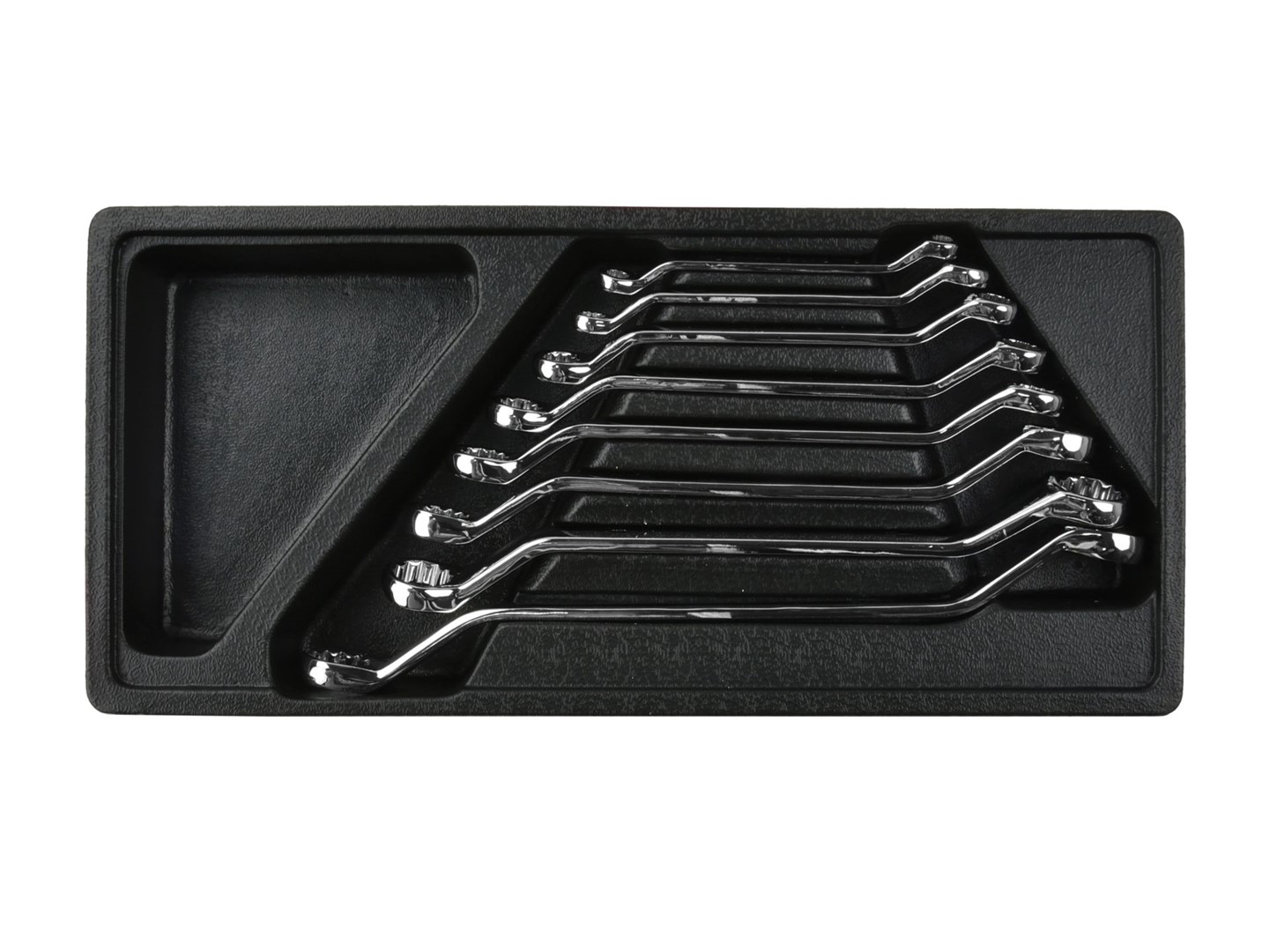 Offset Double Box-End Wrench Set 6-22mm Drawer Insert Tray (8pcs)