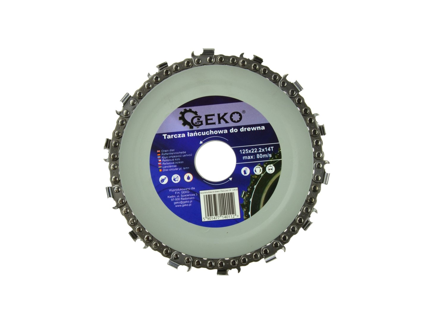 Chain Saw Blade Disc 125x22,2mm 14T