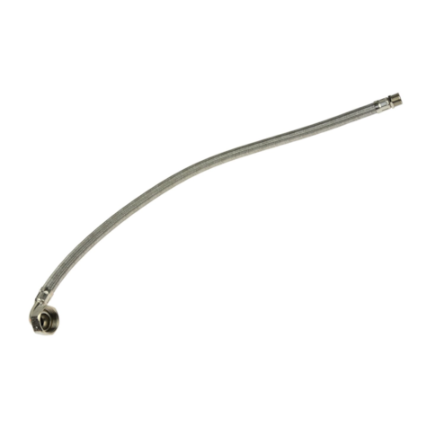 Flexible Stainless Steel Braided Hose 70cm for Water Pump