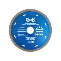 Diamond Hot Pressed Blade 125 x 5 x 1,4 x 22,2mm Continous Rim R&K Premium