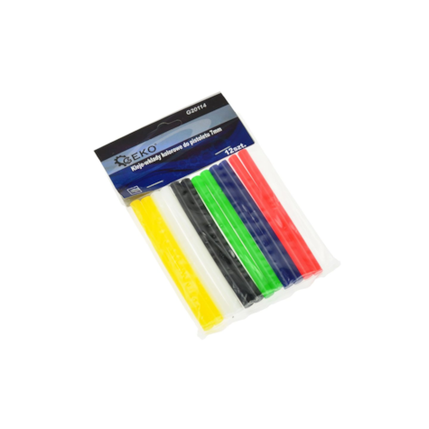 Kleje-wkłady kolorowe do pistoletu 7mm 12szt.(50/200)