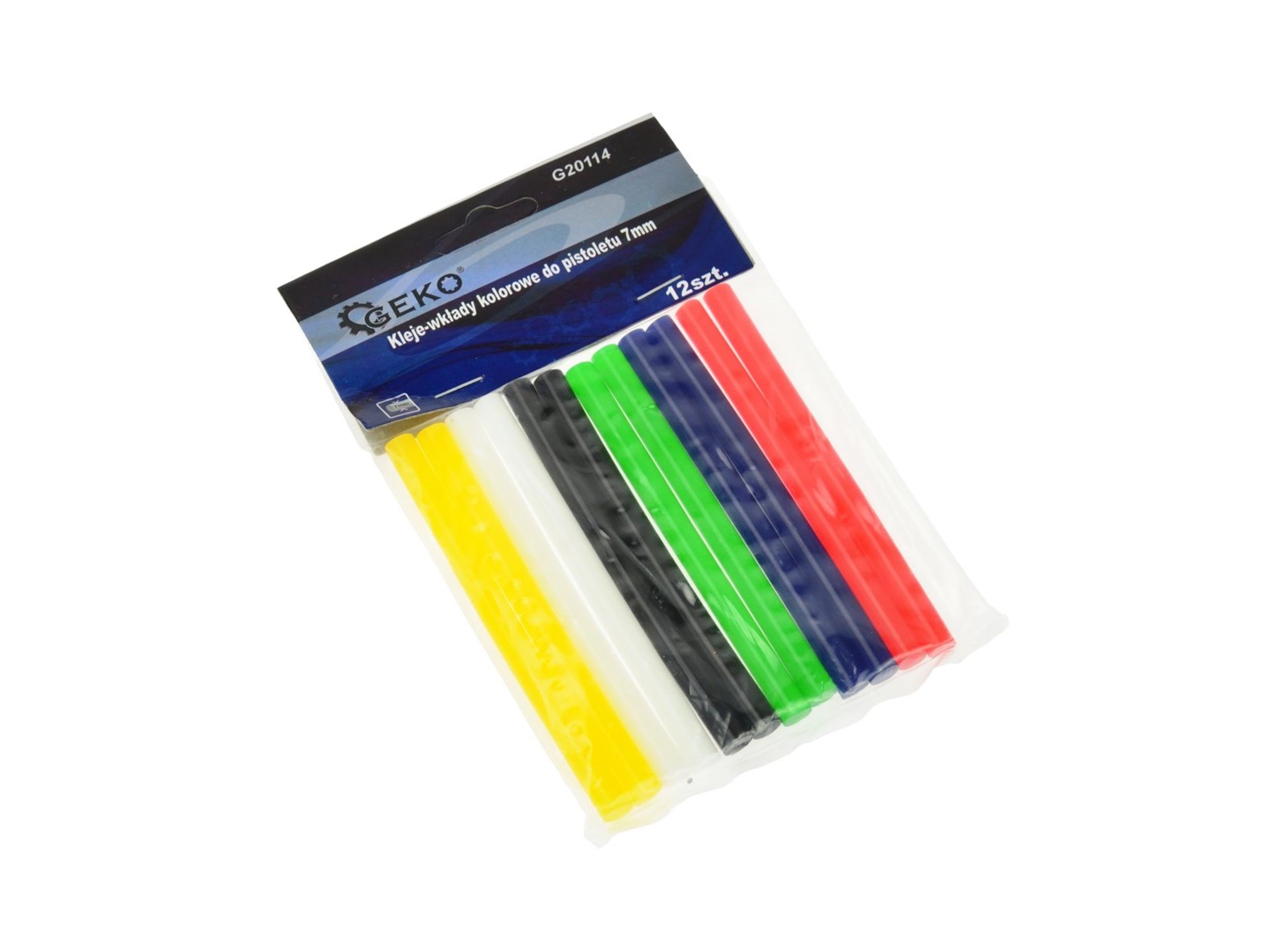 Coloured Glue Sticks 7mm 12pcs for Glue Gun