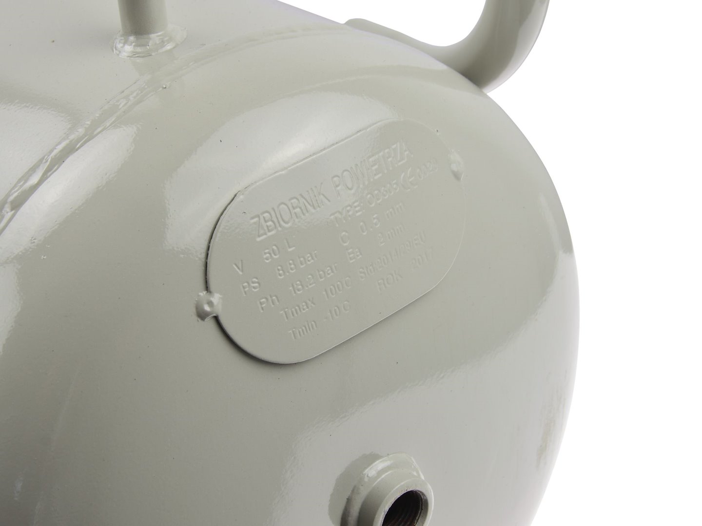 Zbiornik do kompresora dwutłokowego 50L (G80305) (1) 4