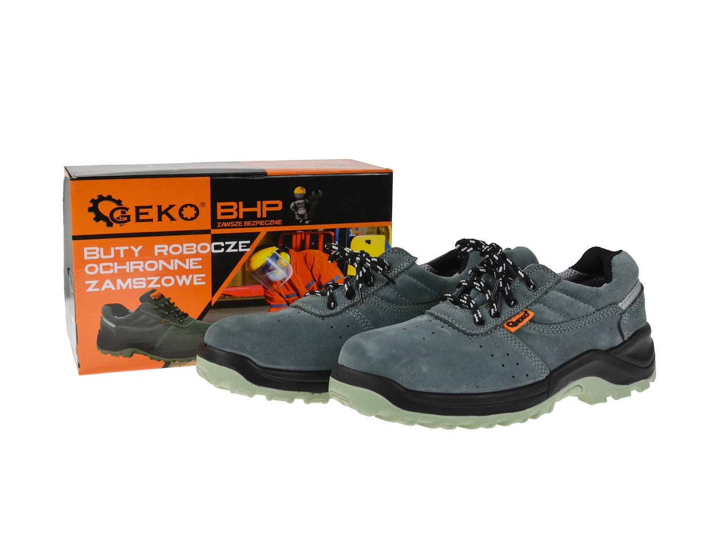 Bezpečnostná pracovná obuv model č.4 Suede PREMIUM veľkosť 42 (10)