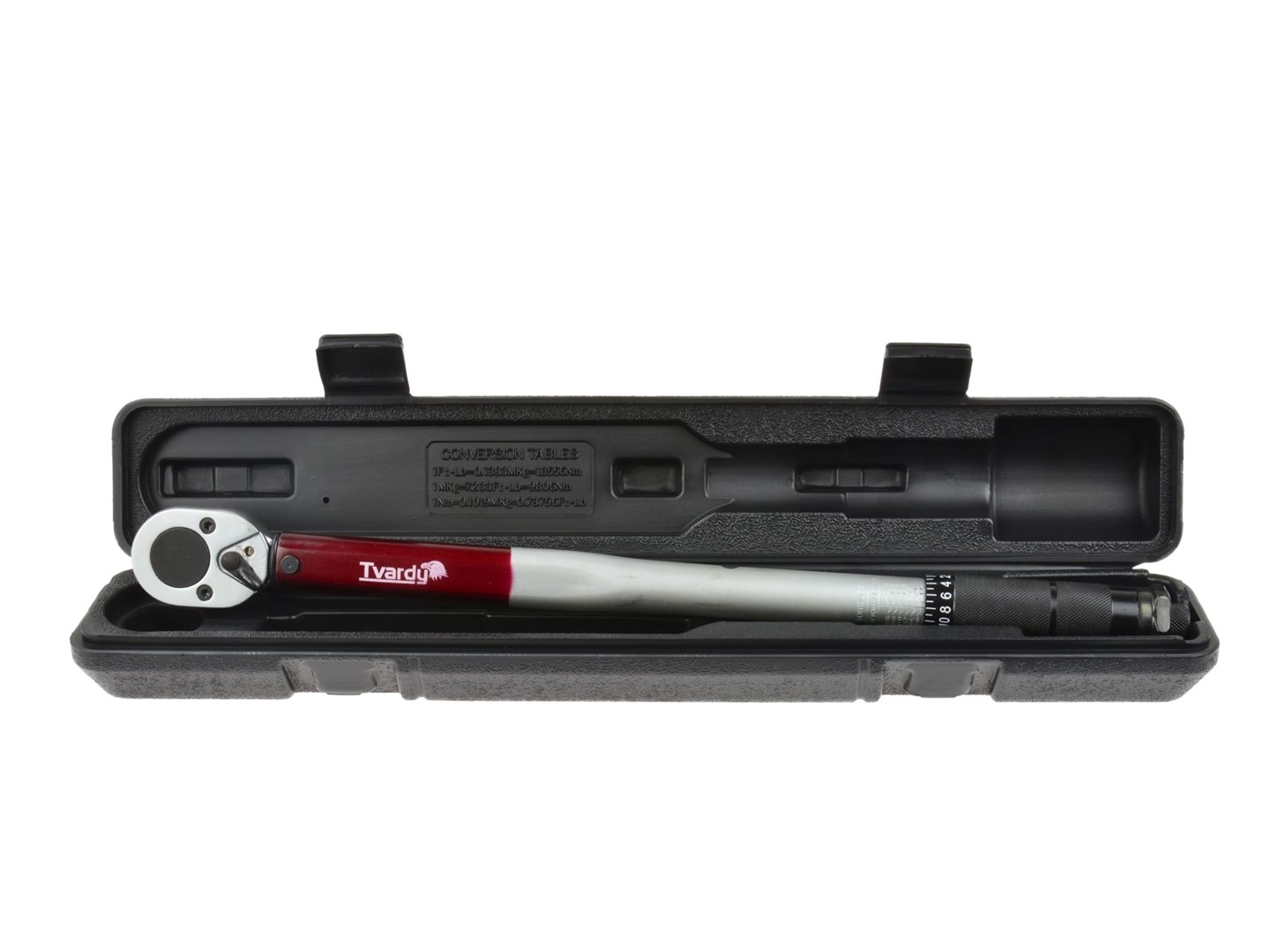 TVARDY Professional 1/2  Drive Torque Wrench 28-210 Nm