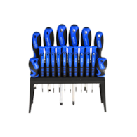 Precision and Standard Screwdriver Set 18pcs on Stand