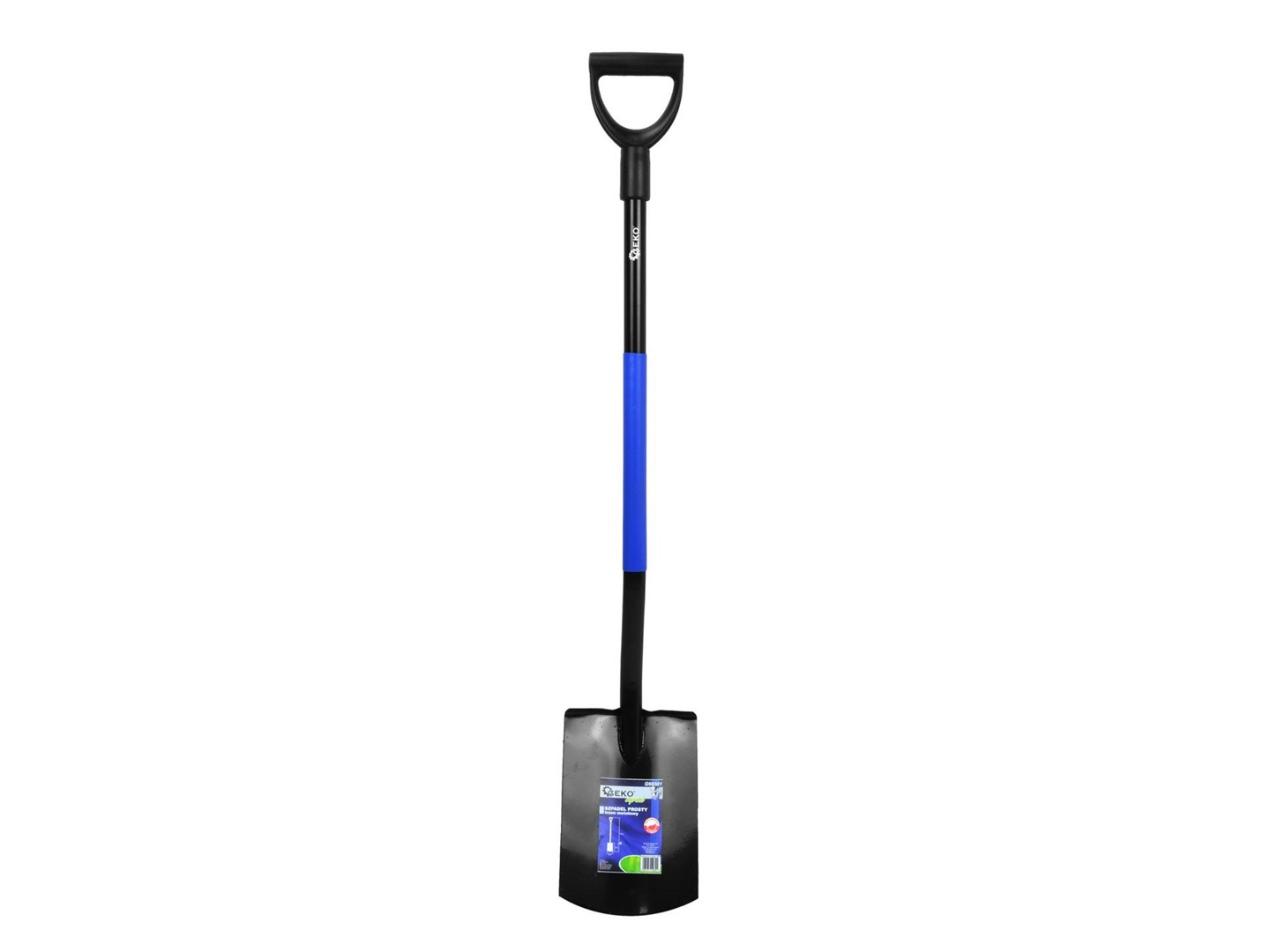 Rounded Spade with Steel D-Handle