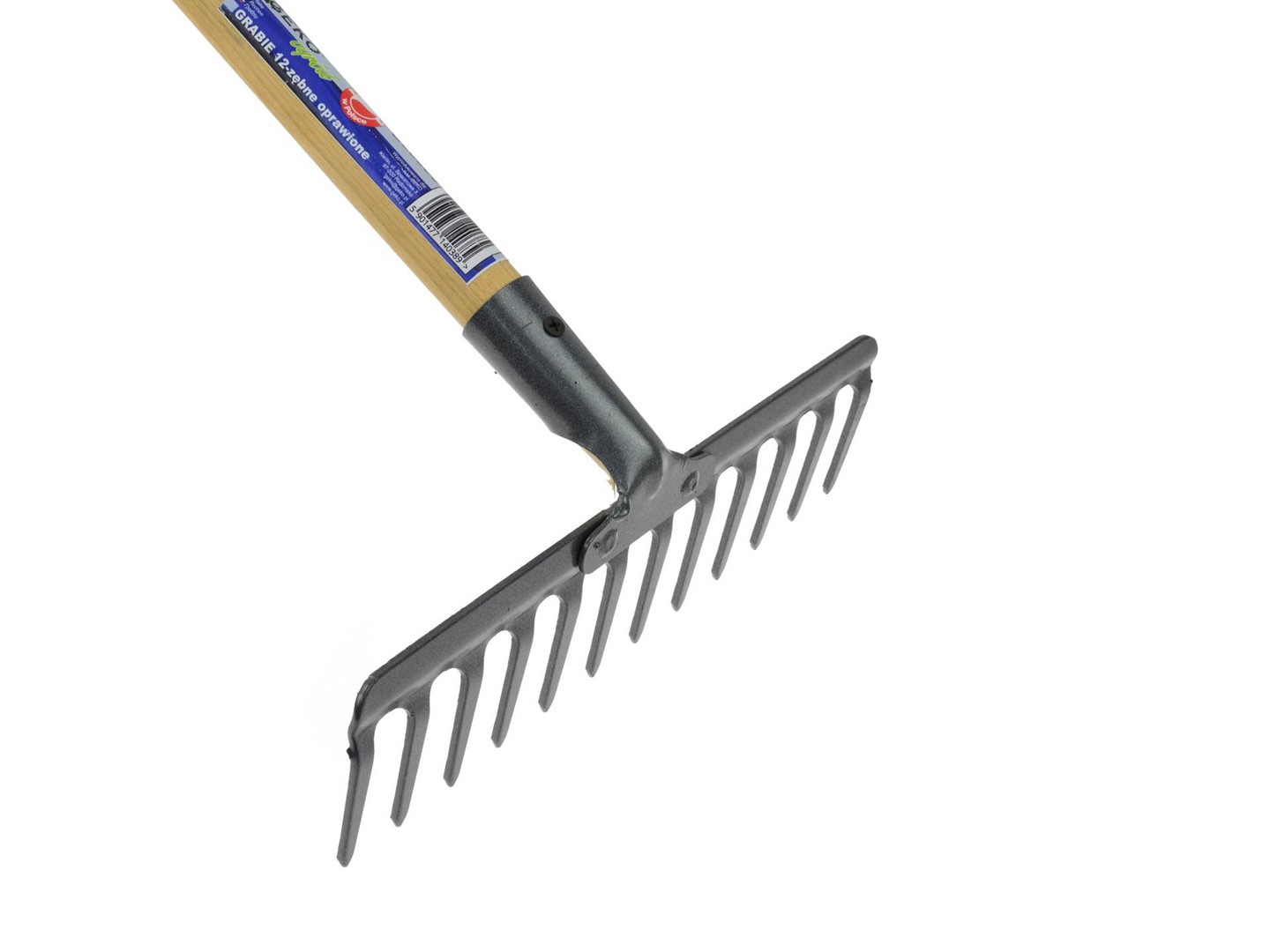 12-Tine Rake with Wood Handle