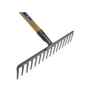 16-Tine Rake with Wood Handle